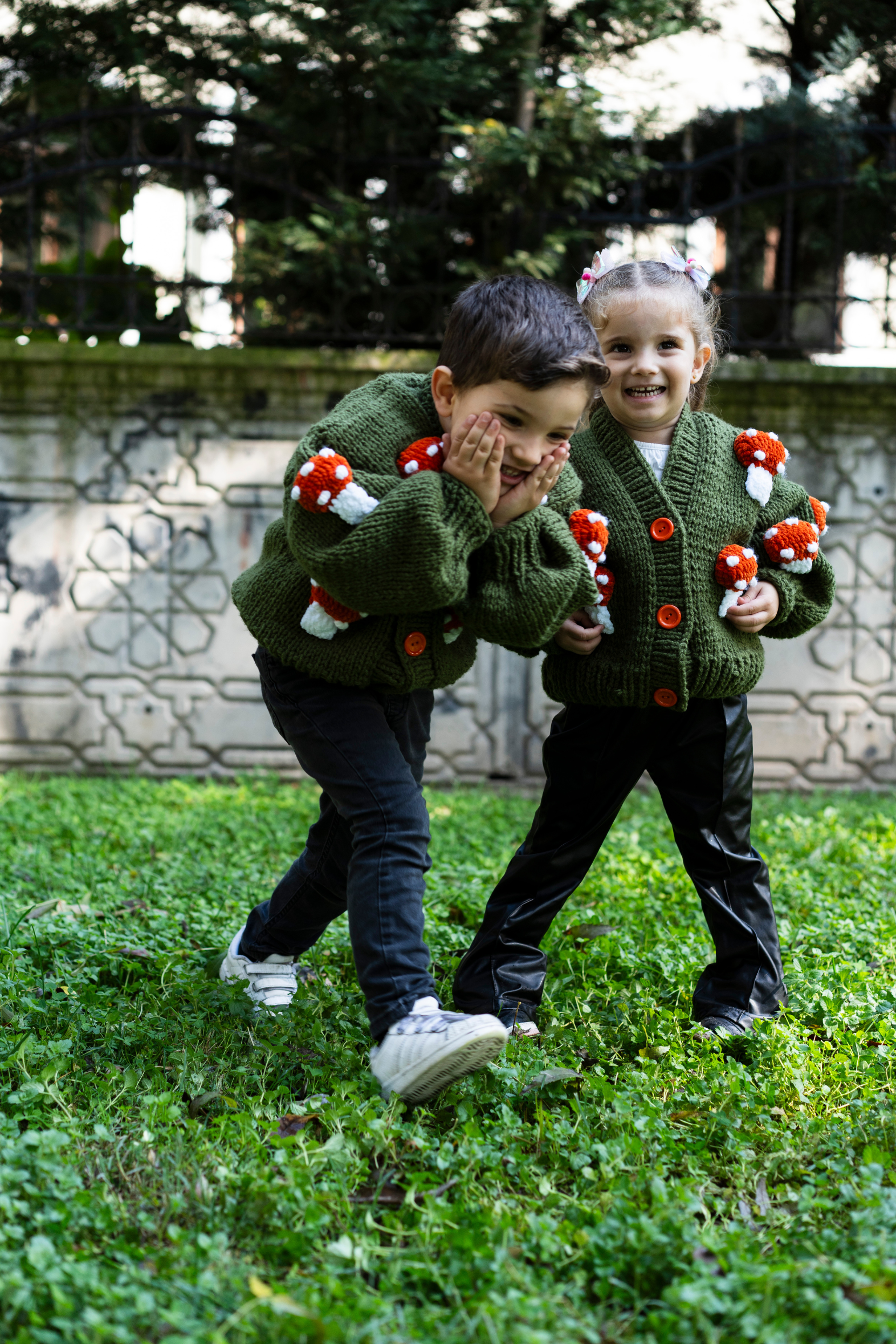 Kids Mushroom Cardigan