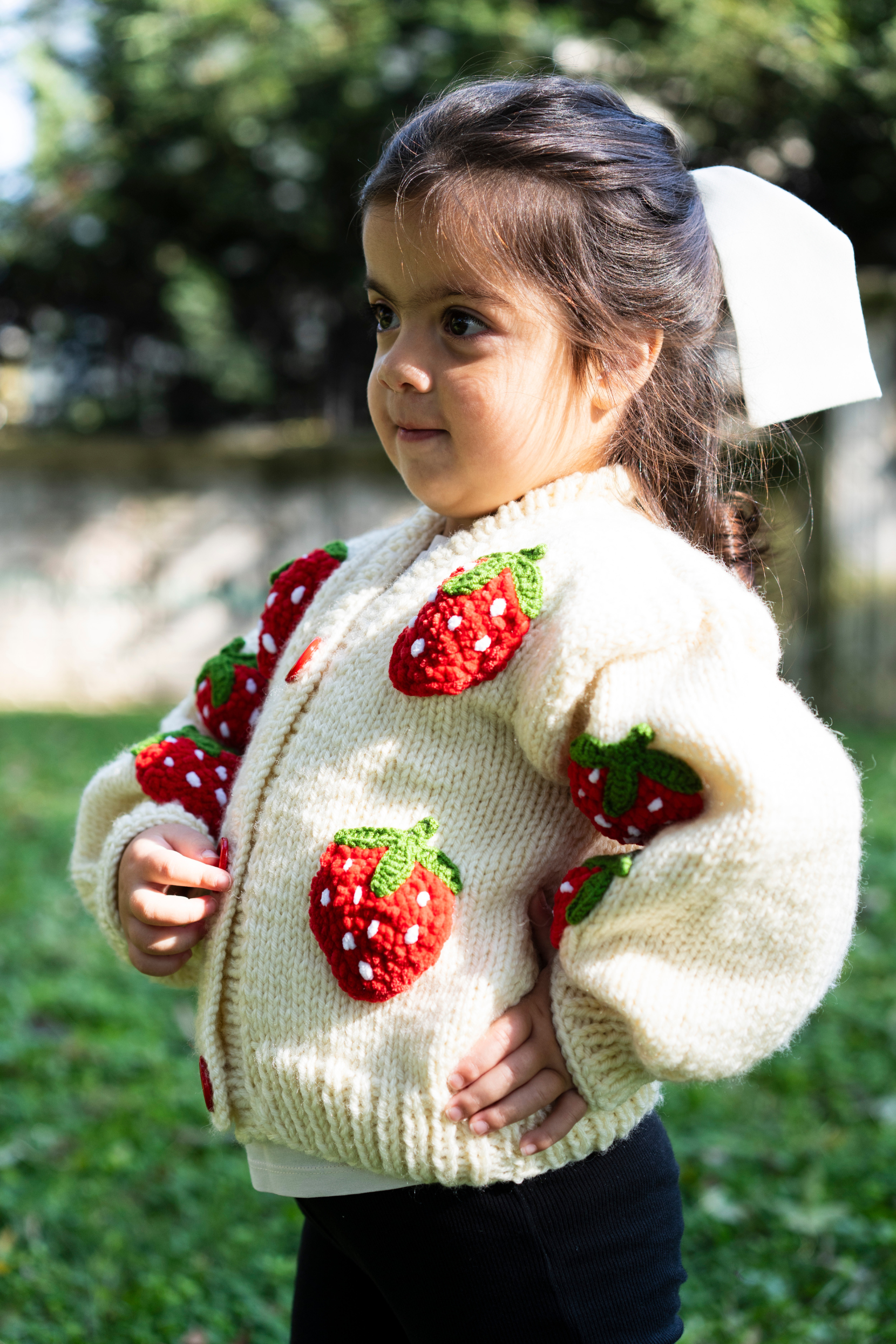 Kids Strawberry Cardigan