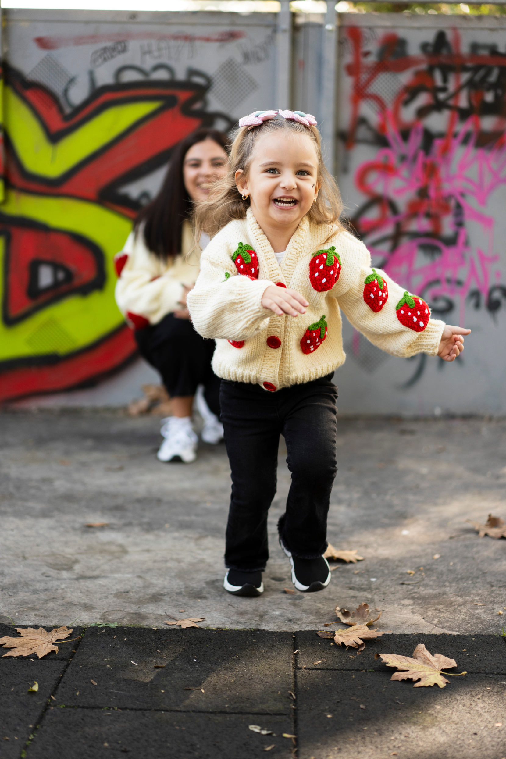 Kids Strawberry Cardigan