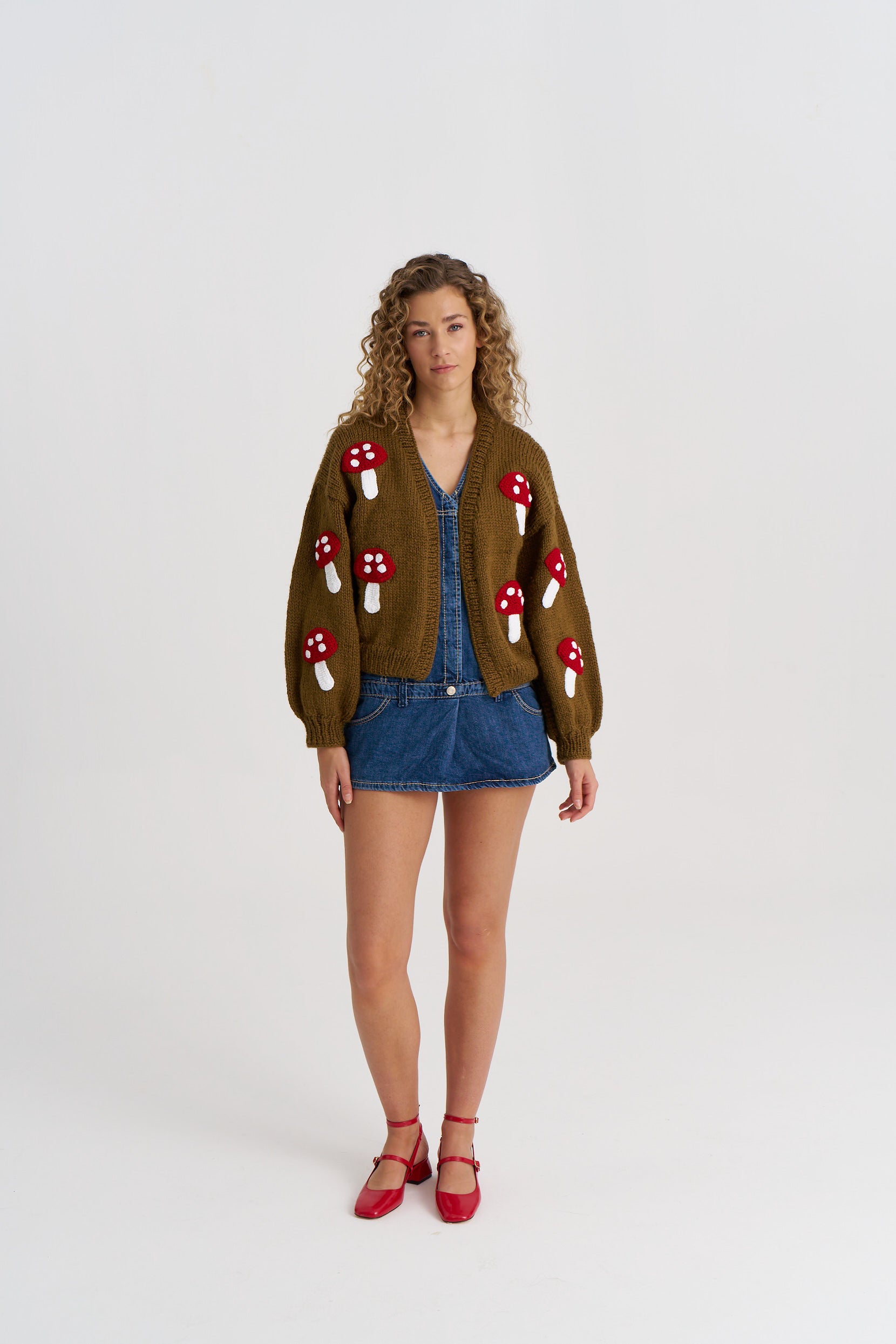 2D Mushroom Cardigan